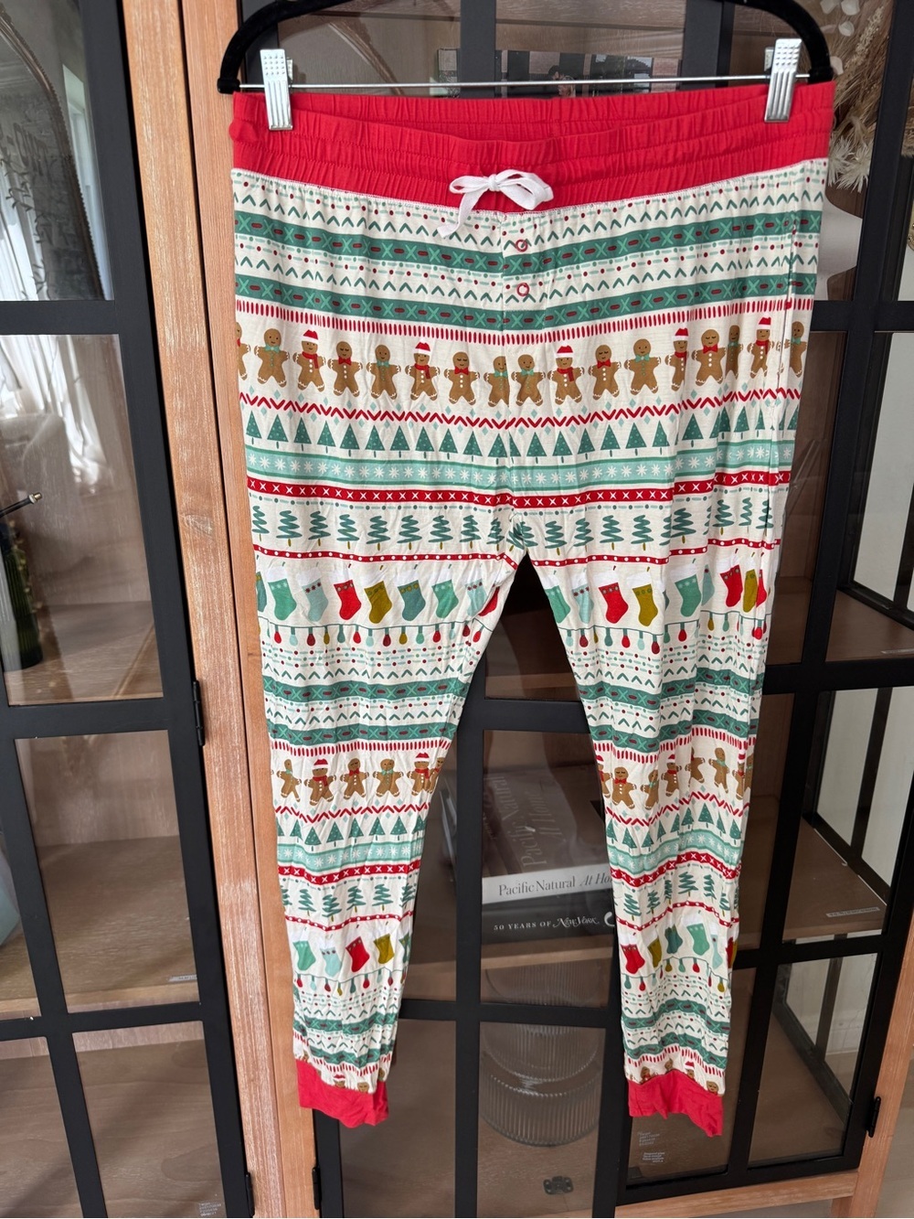 Little Sleepies fair isle christmas print pajamas joggers bamboo adult pants